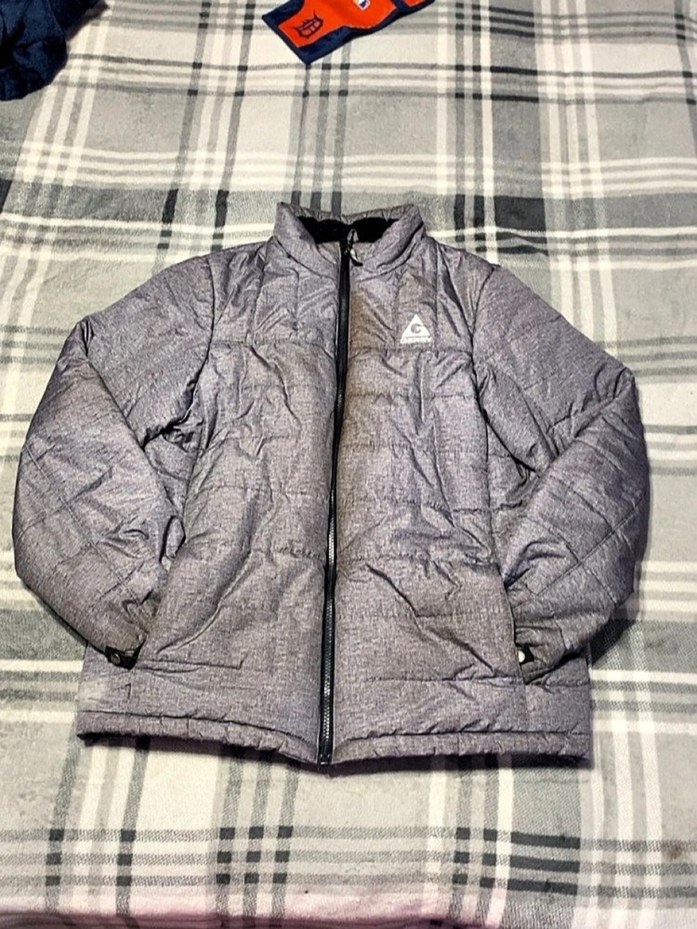 Gerry Puffer Jacket Gray Size Large (14/16)